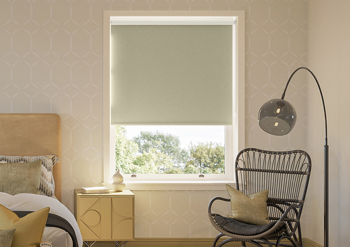 Opus (Blackout), Warm Sand - Motorised Roller Blind - Image 3